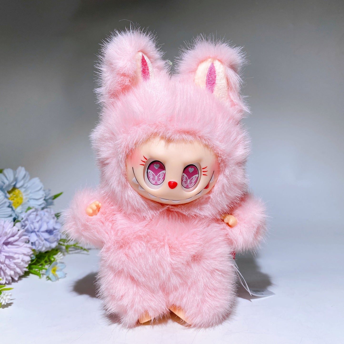 16-18cm Labubu Toy Bag Hanging for Halloween Crystal Healing Bulk Wholesale