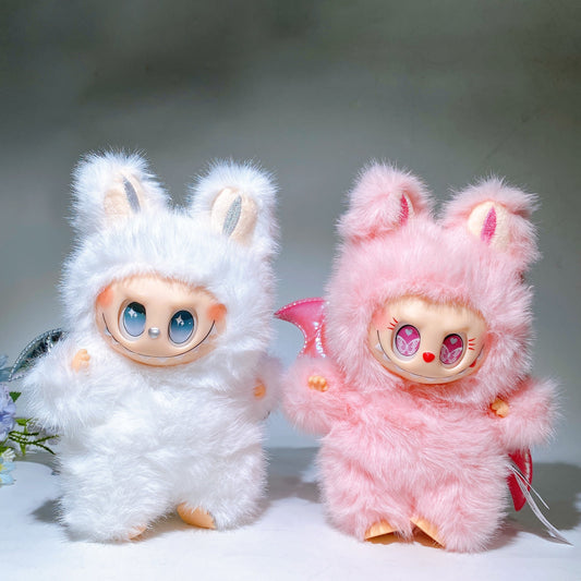 16-18cm Labubu Toy Bag Hanging for Halloween Crystal Healing Bulk Wholesale