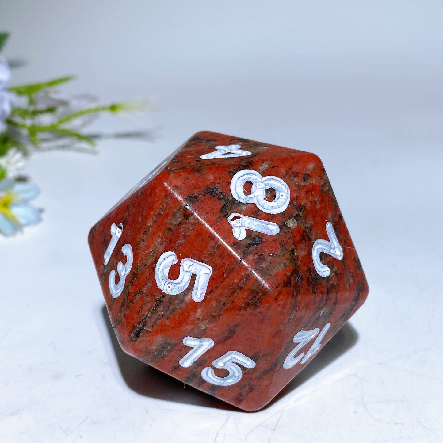 2.4" Crystal Twenty Faces Dice Carving Crystal Healing Bulk Wholesale