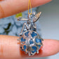 S925 Star Rose Quartz Aquamarine Pendent Crystal Healing Bulk Wholesale