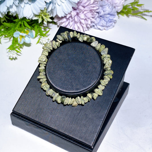 5-9mm Medicine King Chips Bracelet Crystal Healing Bulk Wholesale