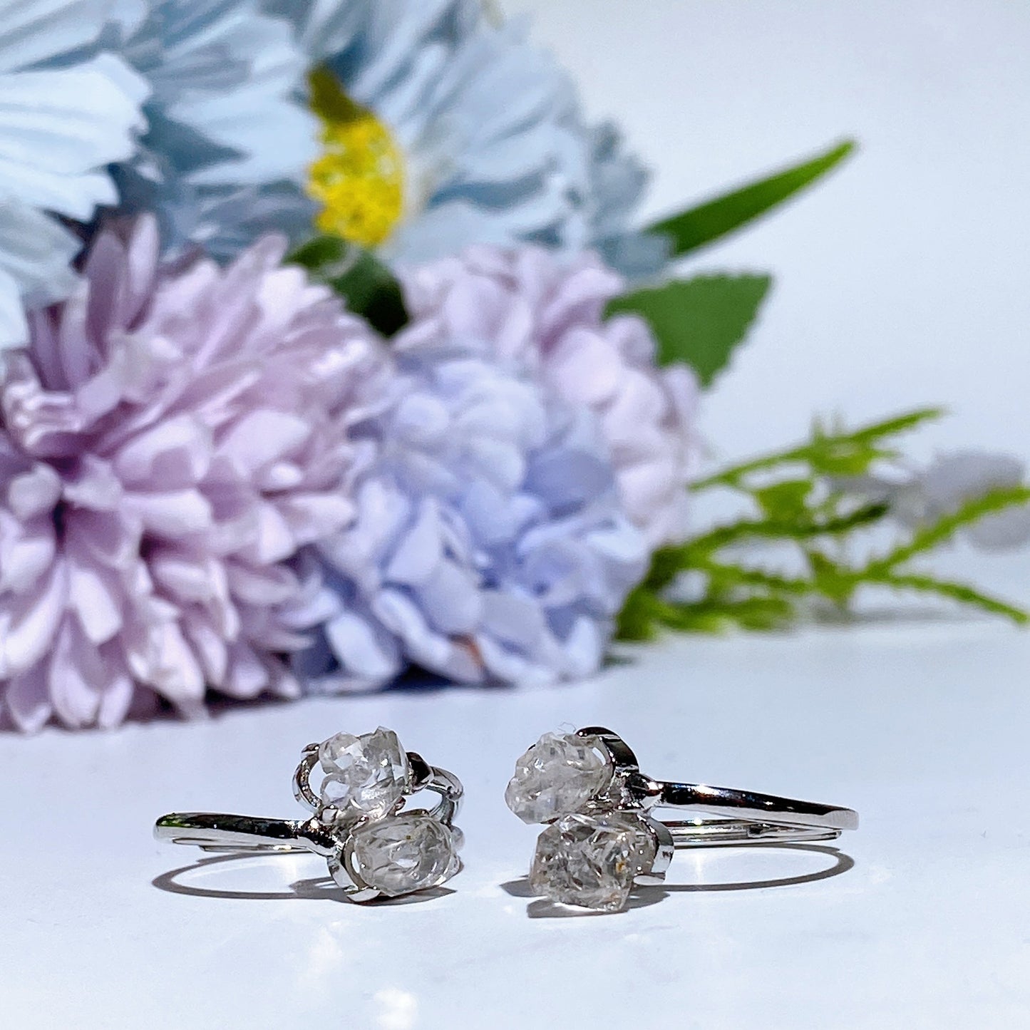 Herkimer Diamond Ring Crystal Healing Bulk Wholesale