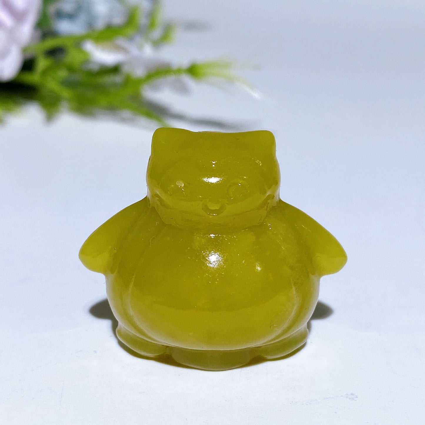 1.2" Crystal Snorlax Carving Crystal Healing Bulk Wholesale