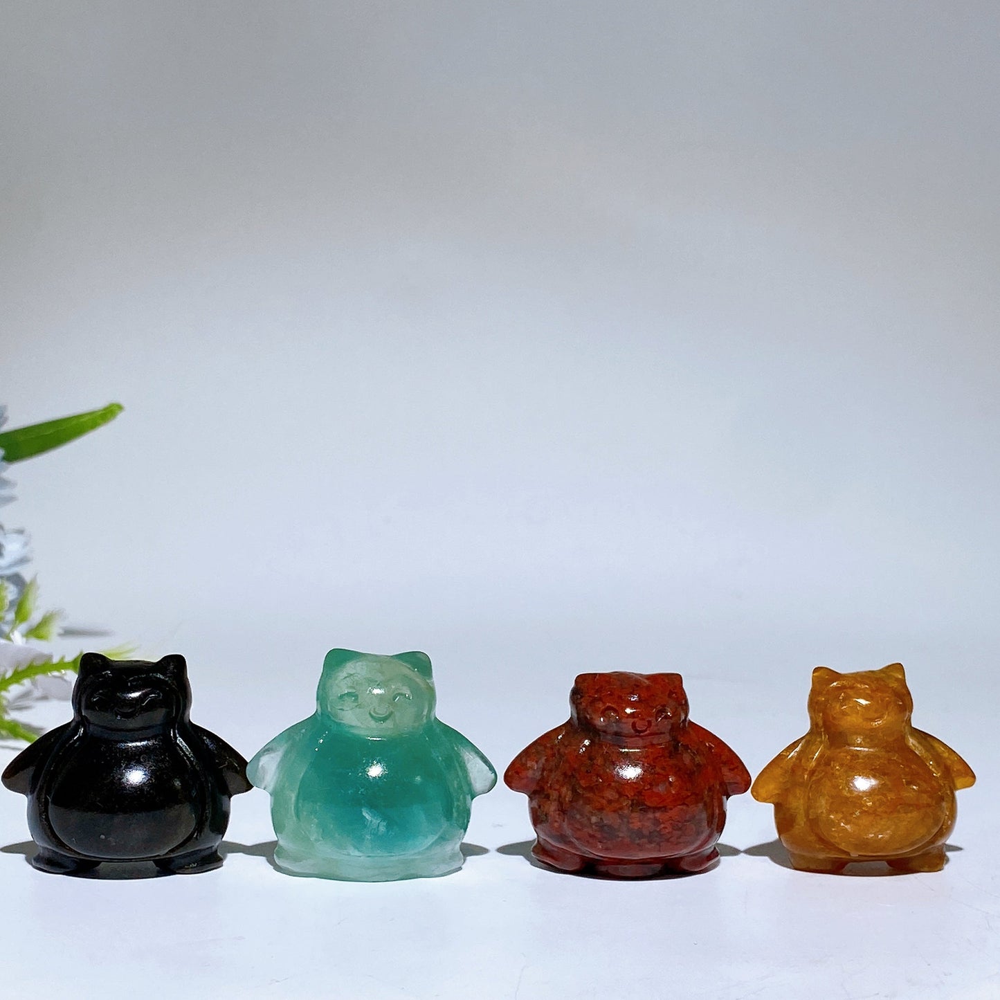 1.2" Crystal Snorlax Carving Crystal Healing Bulk Wholesale