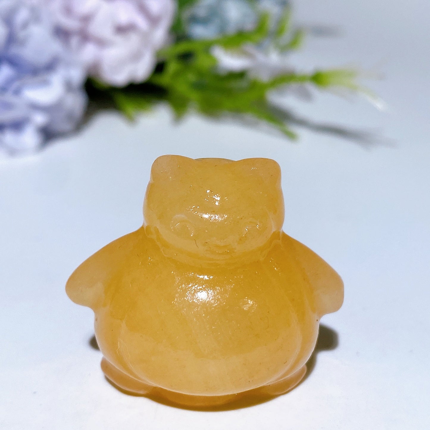 1.2" Crystal Snorlax Carving Crystal Healing Bulk Wholesale