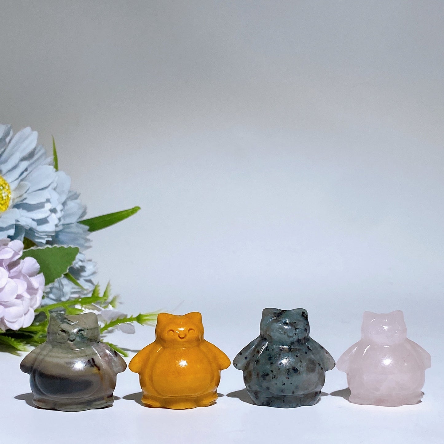 1.2" Crystal Snorlax Carving Crystal Healing Bulk Wholesale