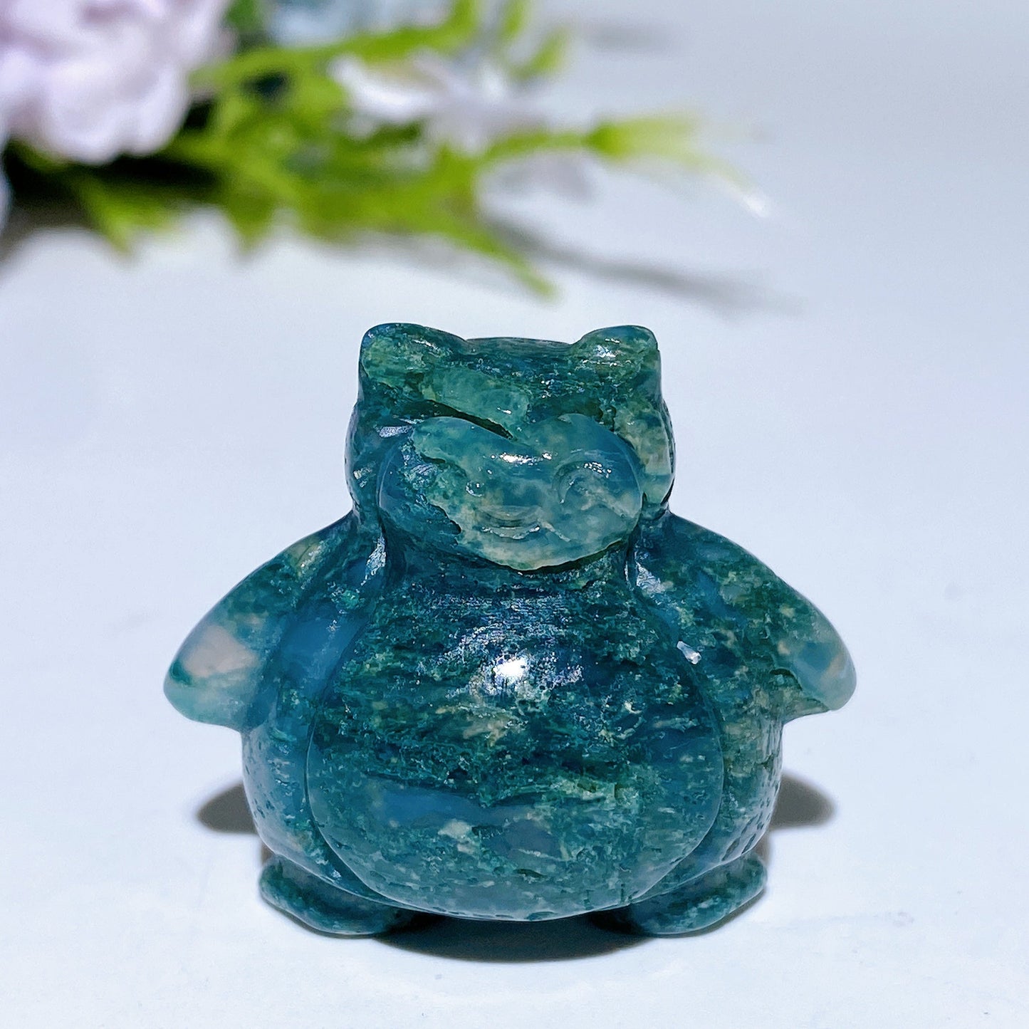 1.2" Crystal Snorlax Carving Crystal Healing Bulk Wholesale