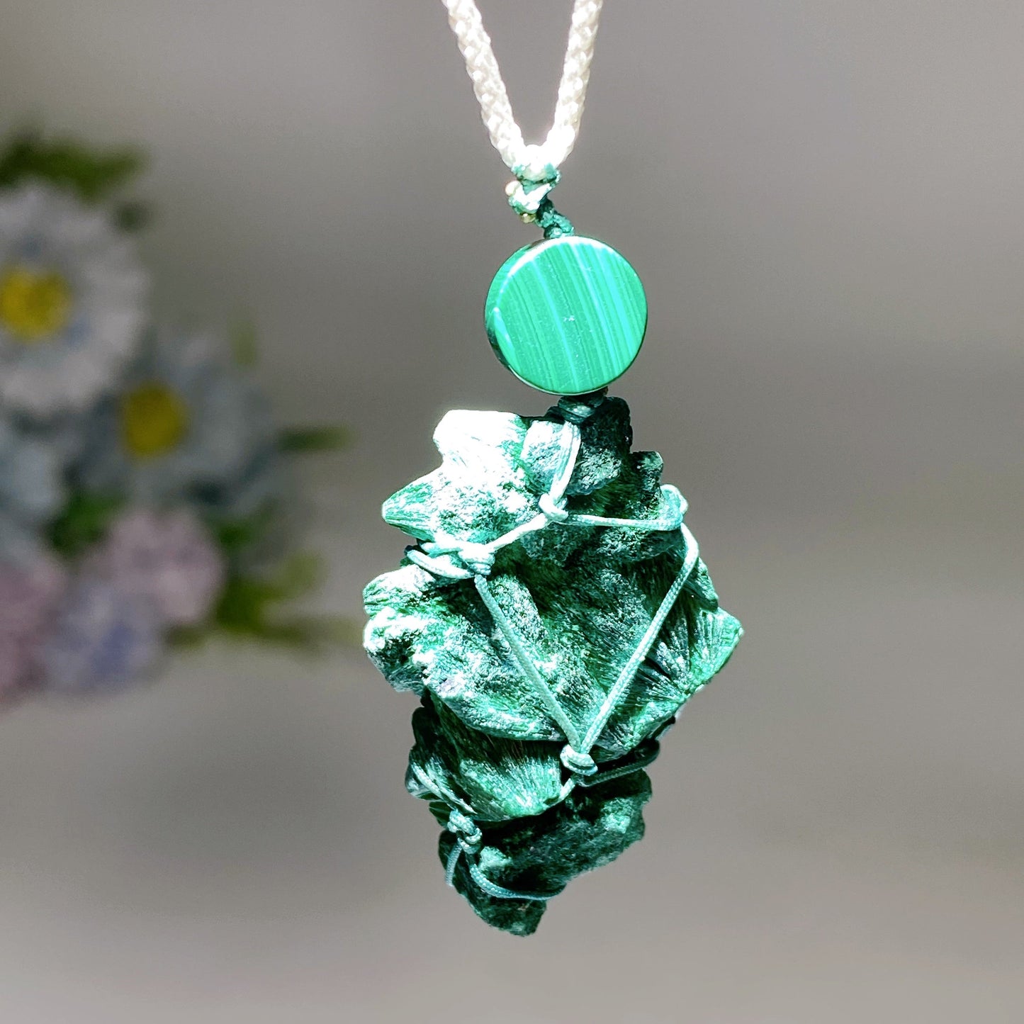 Raw Malachite Necklace Crystal Healing Bulk Wholesale