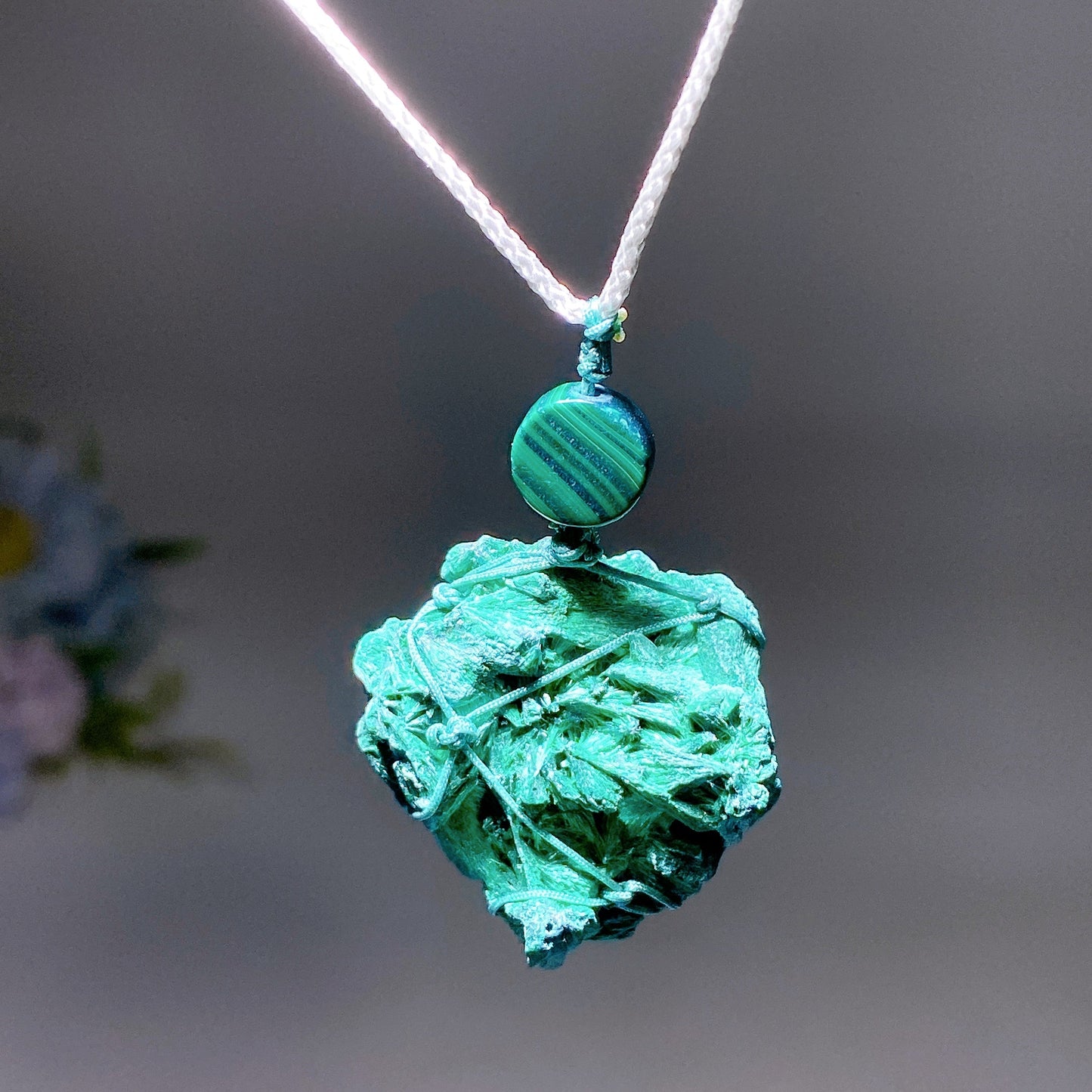 Raw Malachite Necklace Crystal Healing Bulk Wholesale