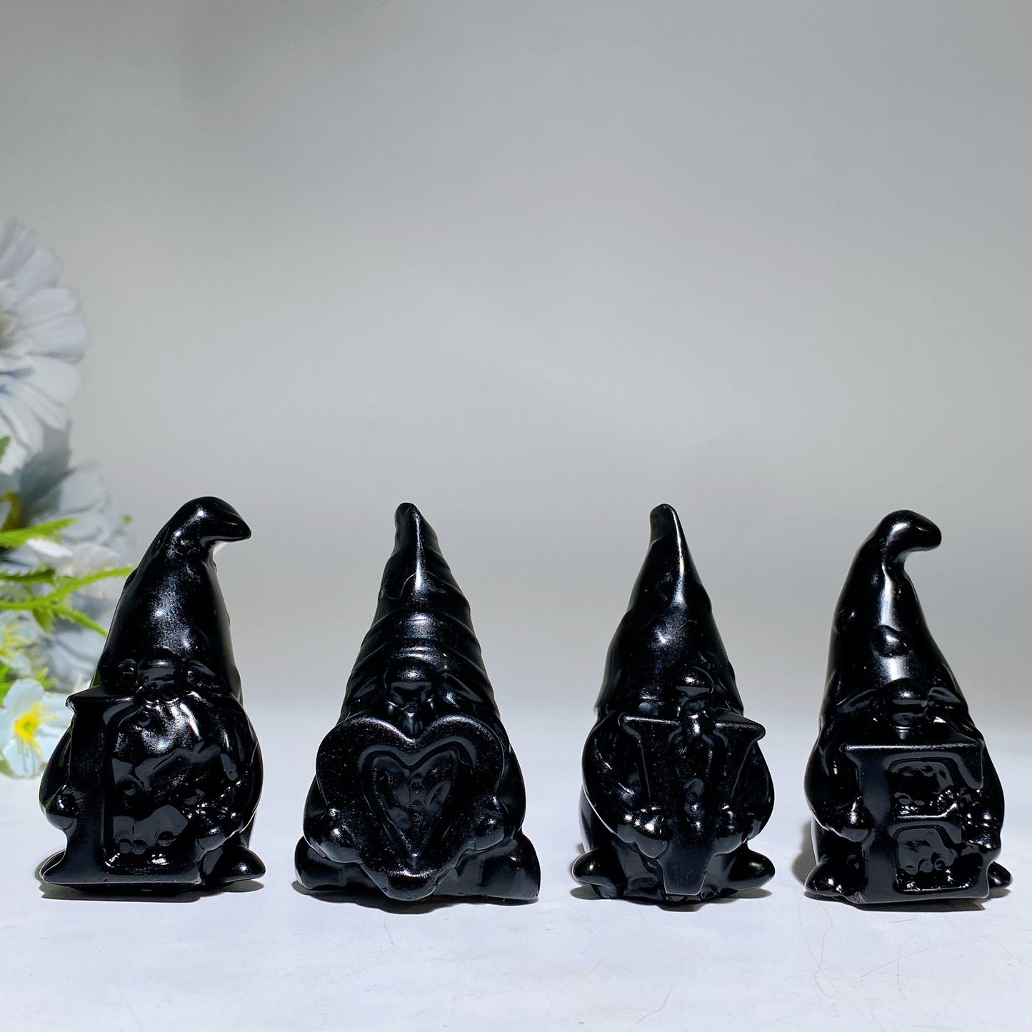 2.4" Crystal Dwarf with LOVE Letter Carving Crystal Healing Bulk Wholesale