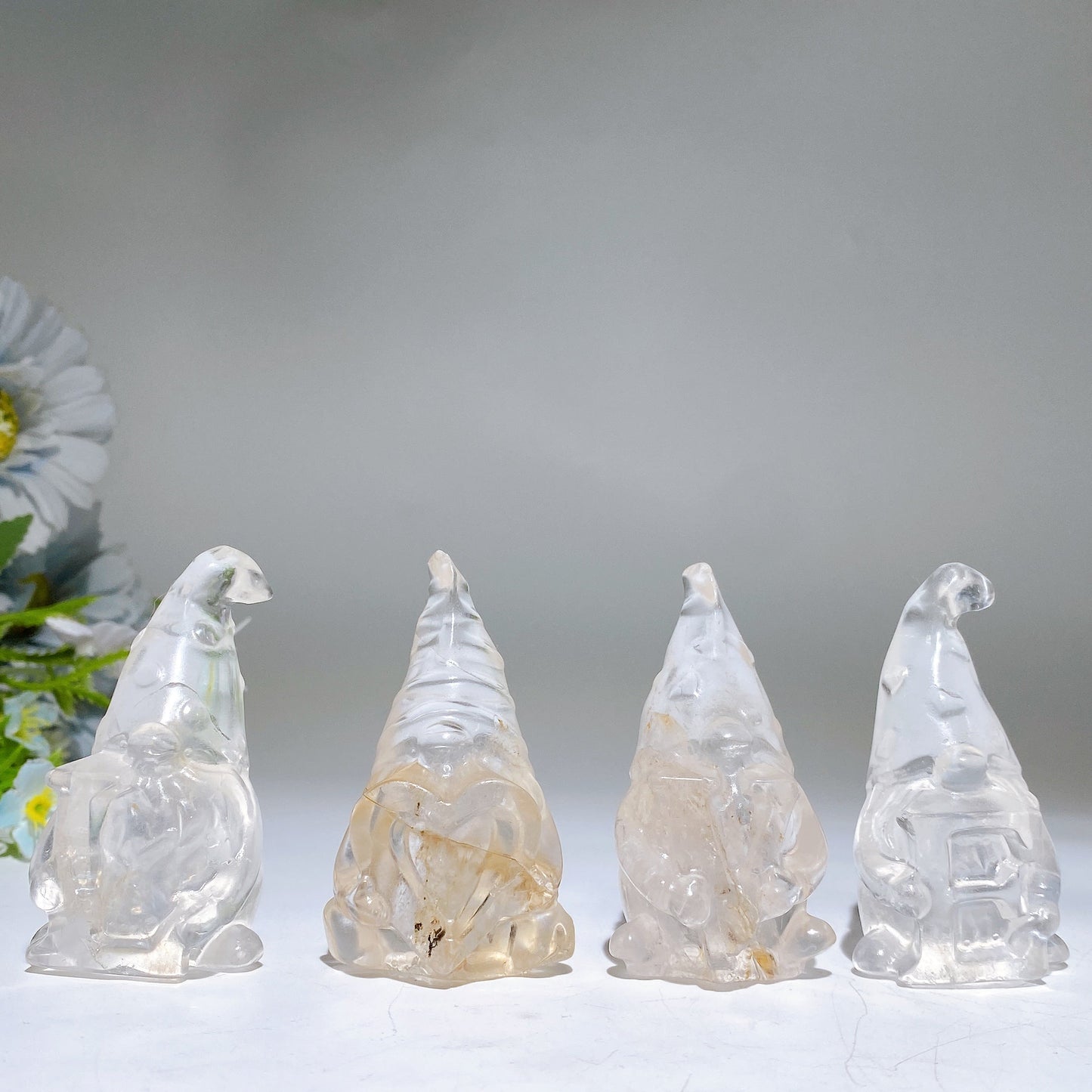 2.4" Crystal Dwarf with LOVE Letter Carving Crystal Healing Bulk Wholesale