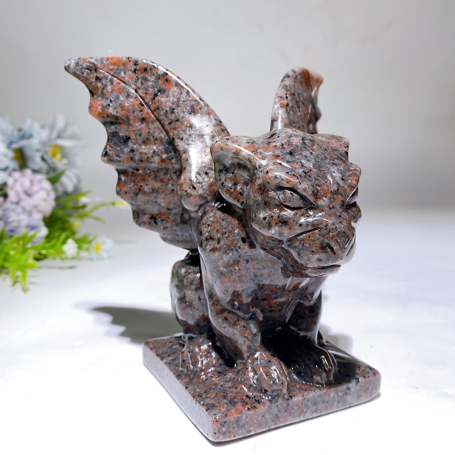 13cm Yooperlite Gargyle Carving Crystal Healing Bulk Wholesale