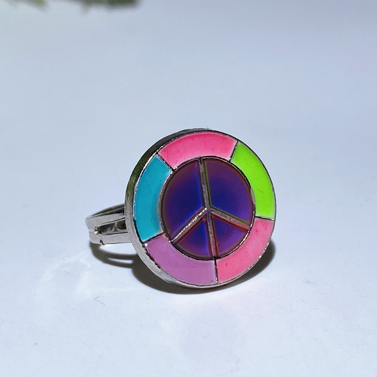 Adjustable Color Changing Ring Crystal Healing Bulk Wholesale