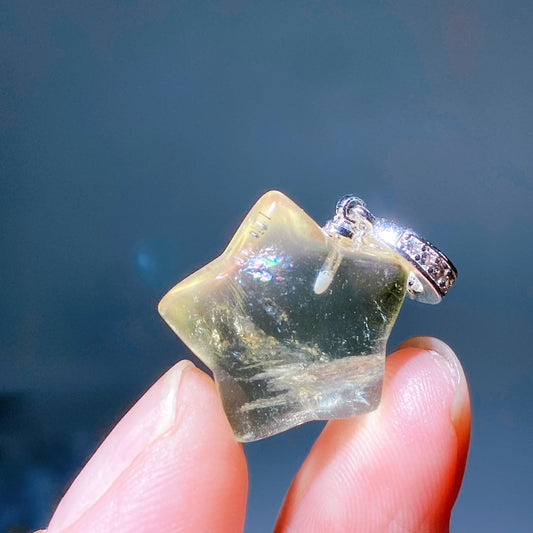 16m Citrine Star Pendant Crystal Healing Bulk Wholesale