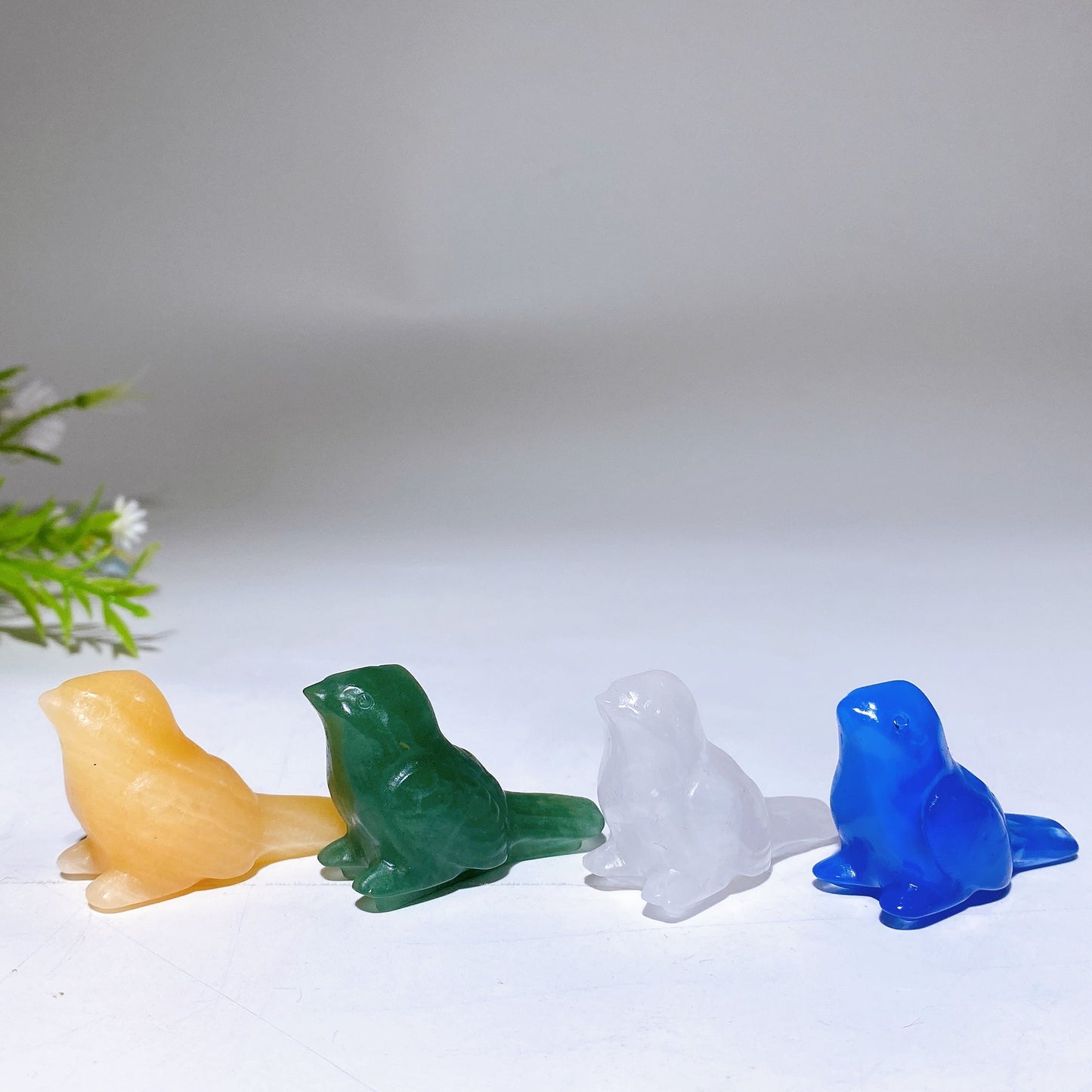 1.7" Crystal Bird Carving Crystal Healing Bulk Wholesale