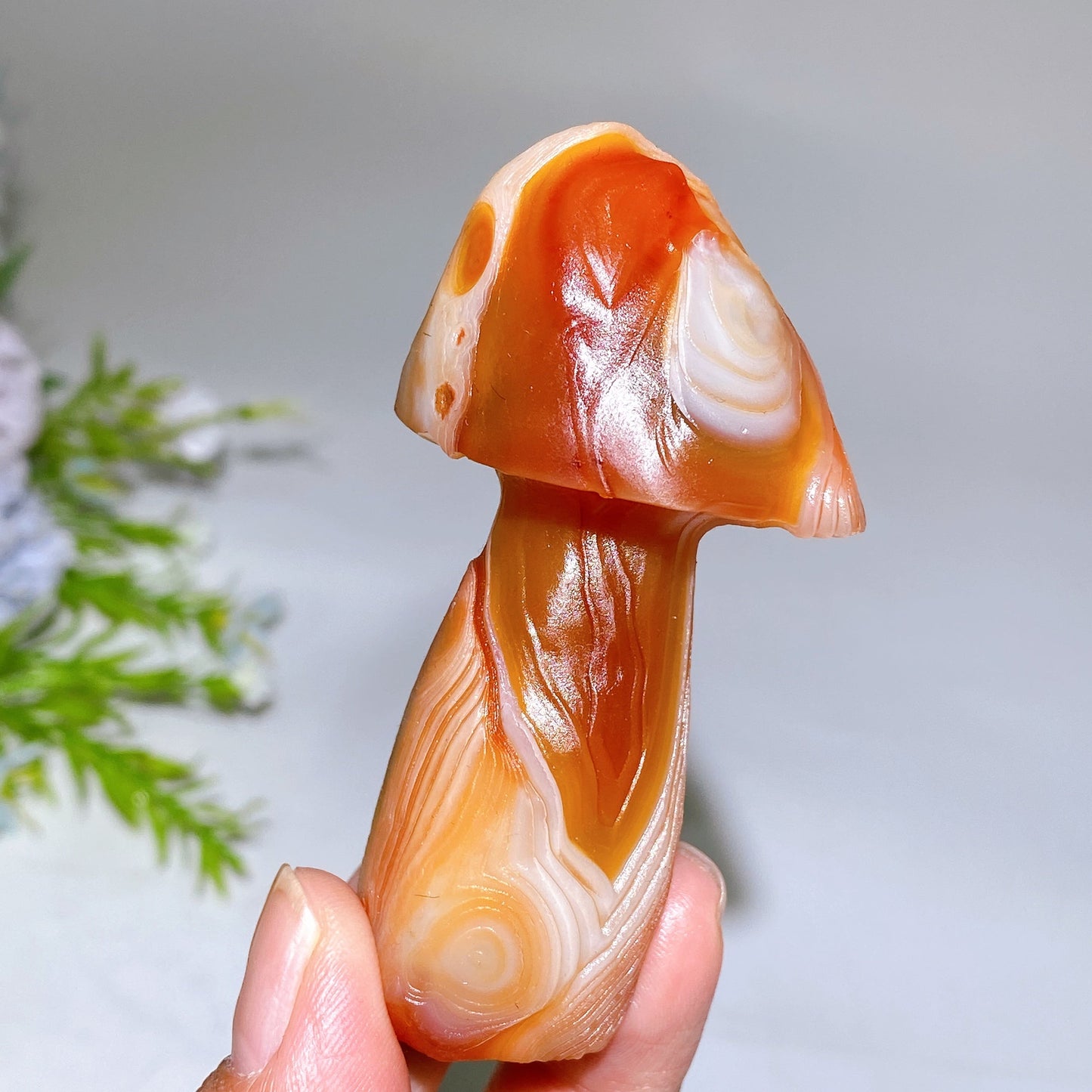 2.6"-3.0" Gobi Agate Mushroom Carving Crystal Healing Bulk Wholesale