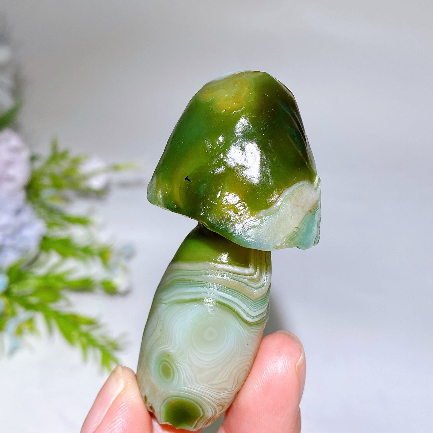 2.6"-3.0" Gobi Agate Mushroom Carving Crystal Healing Bulk Wholesale