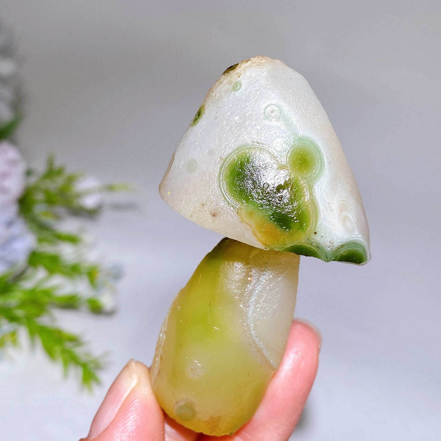 2.6"-3.0" Gobi Agate Mushroom Carving Crystal Healing Bulk Wholesale