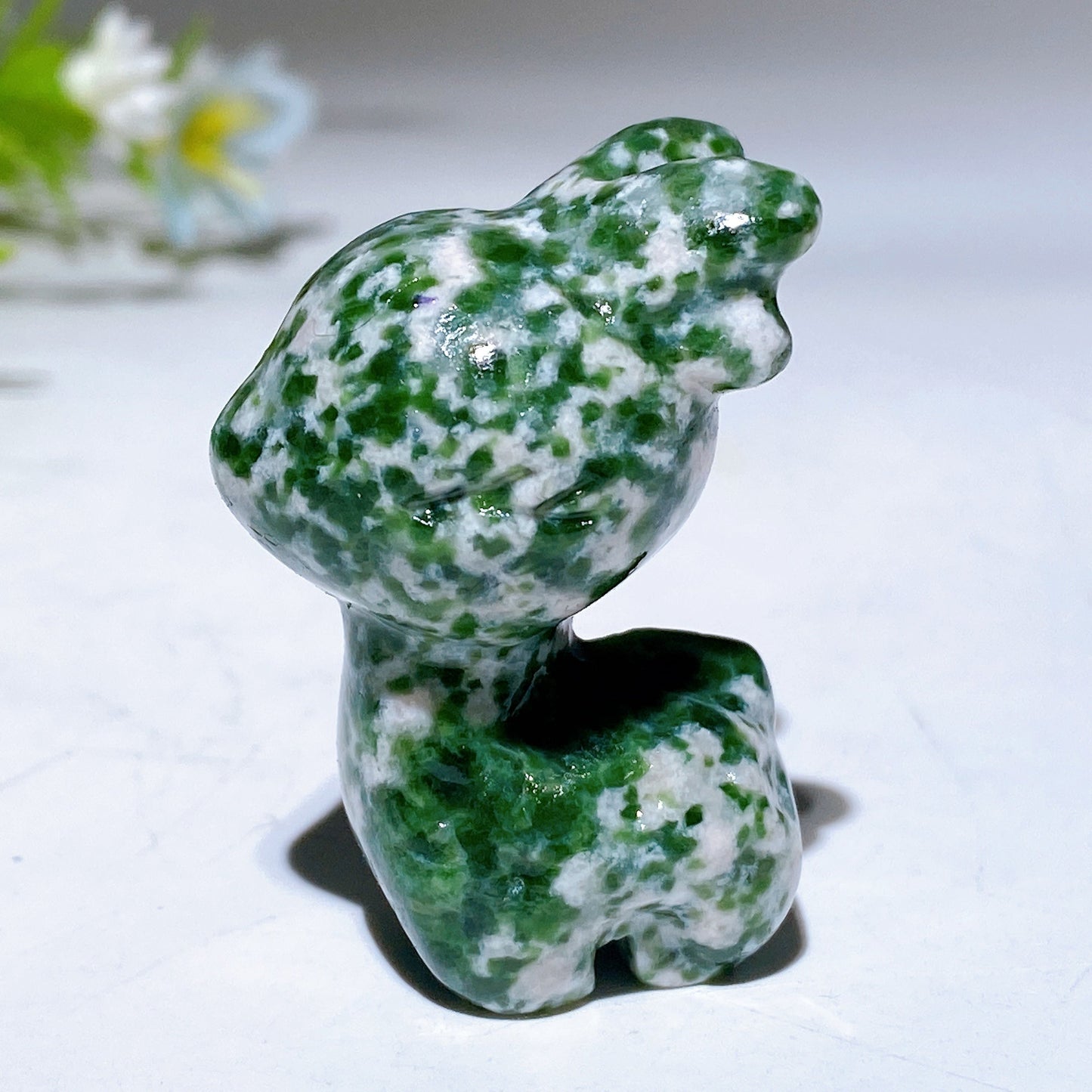 1.5" Crystal Deer Carving Crystal Healing Bulk Wholesale