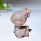 1.5" Crystal Deer Carving Crystal Healing Bulk Wholesale
