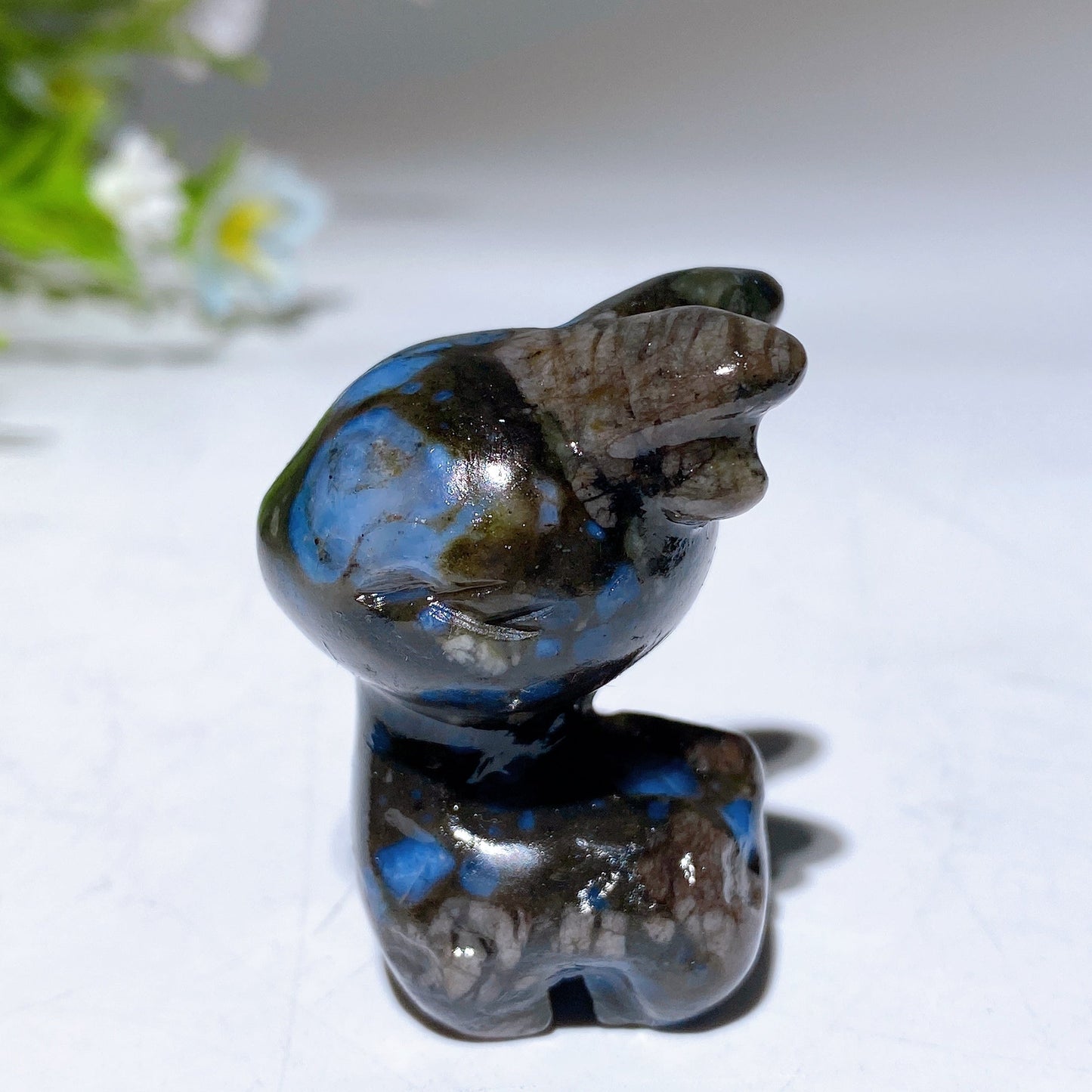 1.5" Crystal Deer Carving Crystal Healing Bulk Wholesale