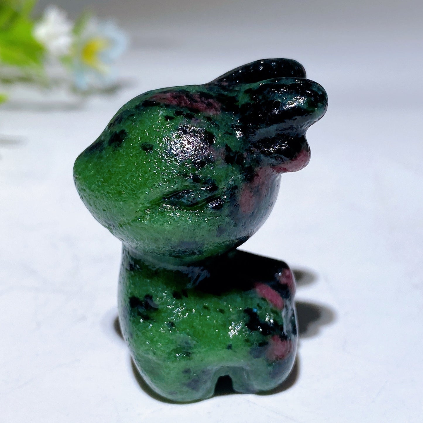 1.5" Crystal Deer Carving Crystal Healing Bulk Wholesale