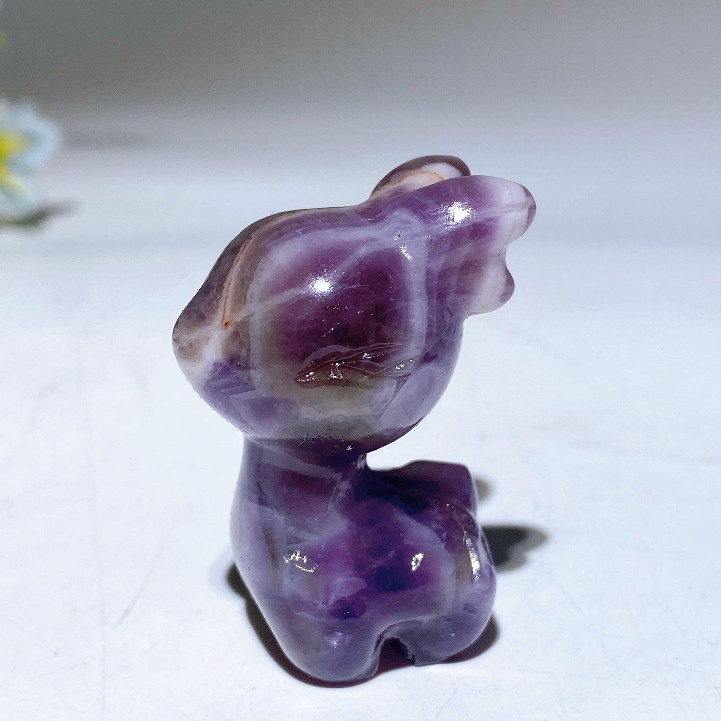 1.5" Crystal Deer Carving Crystal Healing Bulk Wholesale