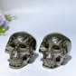 1.9“ Pyrite Skull Carving Crystal Healing Bulk Wholesale