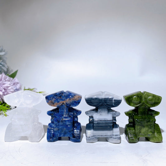 2.3" Crystal Robot Carving Crystal Healing Bulk Wholesale