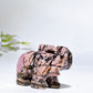1.6” Rhodonite Elephant Carving Crystal Healing Bulk Wholesale