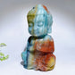 18cm Natural Carribean Calcite Opalite Buddha Carving Crystal Healing Bulk Wholesale