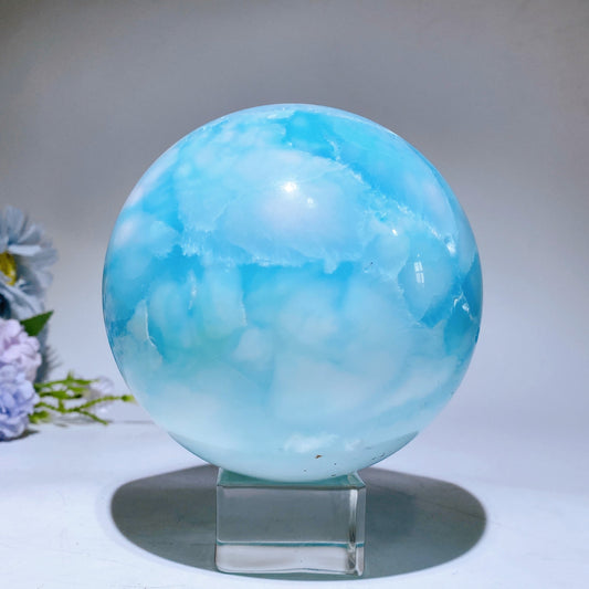 10.5cm Large Unique Hemimorphite Sphere Crystal Healing Bulk Wholesale