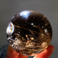 62mm Unique Golden Rutilated in Smoky Quartz Sphere Crystal Healing Bulk Wholesale