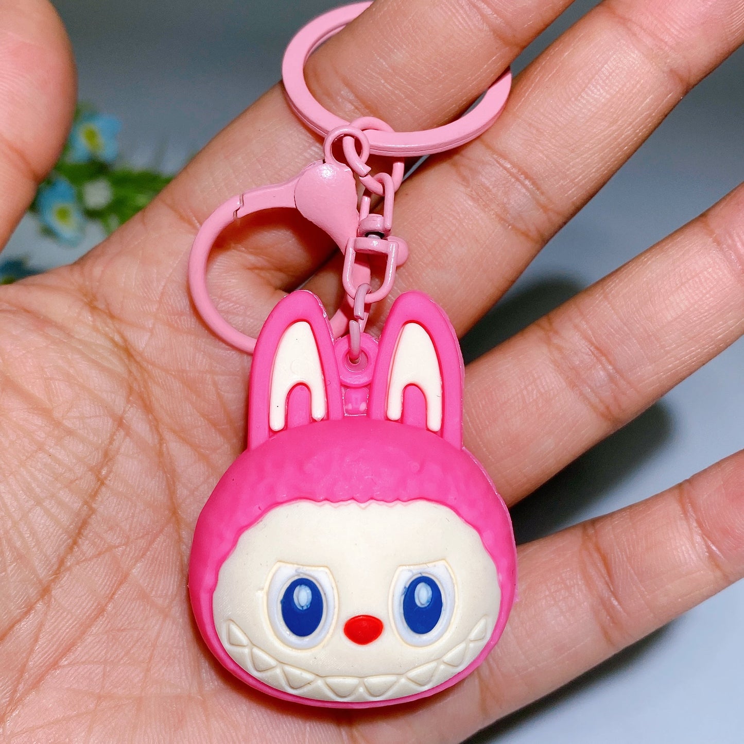 Resin Labubu Key Chain Crystal healing Bulk Wholesale