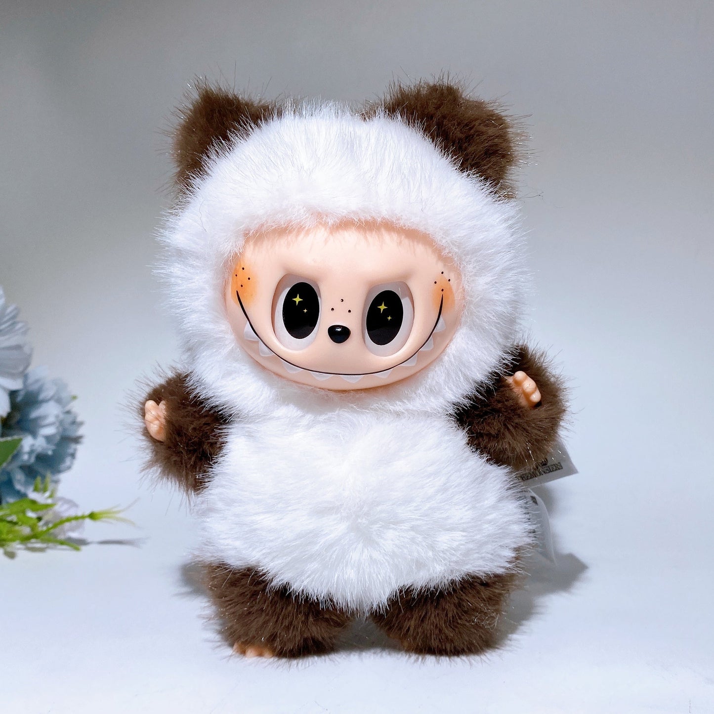 16cm Labubu Bag Hanging Key Chain Hanging Ornament Crystal Healing Bulk Wholesale