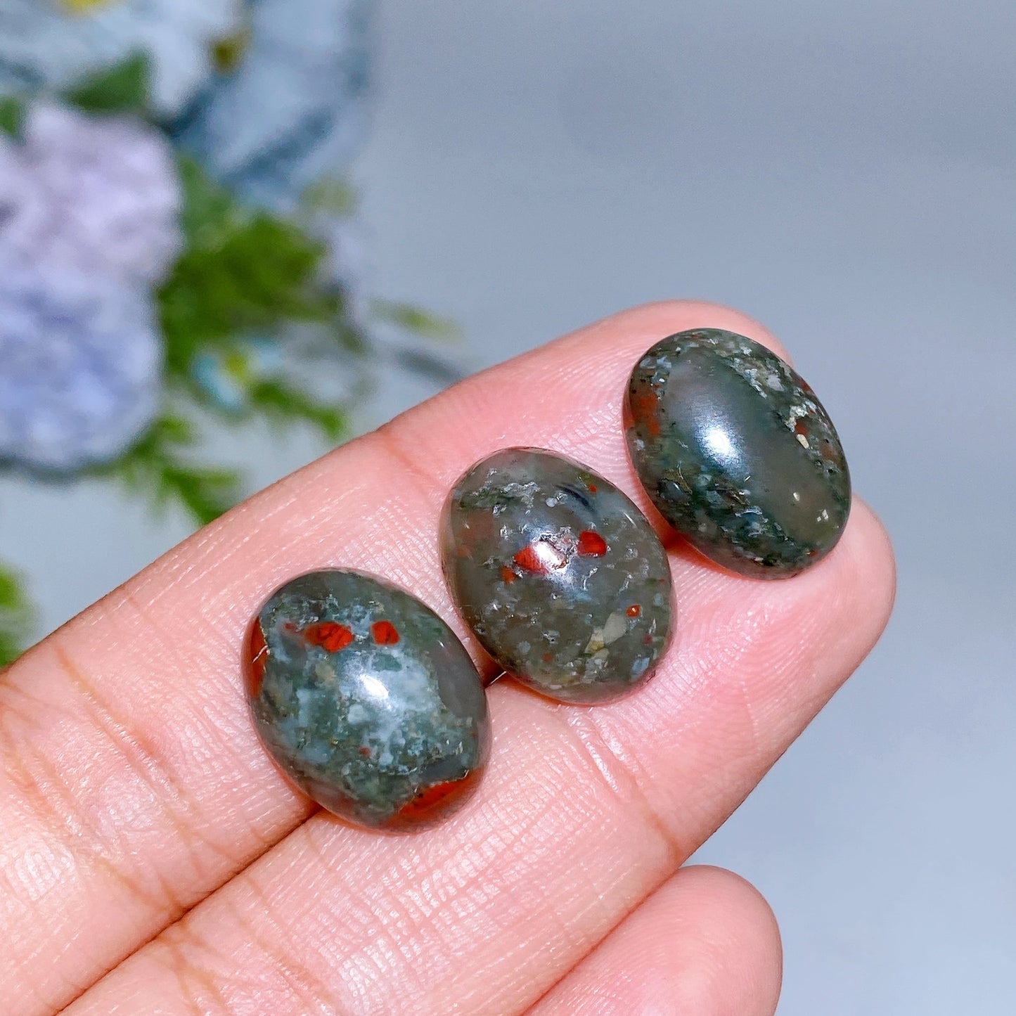 15mm Crystal oval Cabochon for Jewelry DIY Crystal Healing Bulk Wholesale