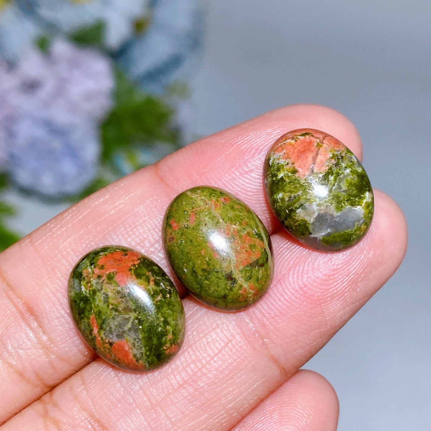 15mm Crystal oval Cabochon for Jewelry DIY Crystal Healing Bulk Wholesale