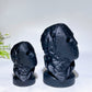 2.8"-4.0" Black Obsidian Chain Saw Massacre Carving Crystal Healing Bulk Wholesale