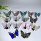 Crystal Butterfly with Fixed Metal Stand Crystal Healing Bulk Wholesale