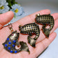 Metal Goldfish with Lapis Decor Pendant Crystal Healing Bulk Wholesale