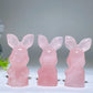 2.1" Rose Quartz Piglet Carving Crystal Healing Bulk Wholesale