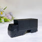 3.9" Black Obsidian Truck Carving Crystal Healing Bulk Wholesale