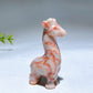 2.4" Natural Crystal Giraffe Carving Crystal Healing Bulk Wholesale