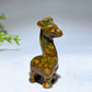 1.5"-2.4" Fruit Jasper Giraffe Carving Crystal Healing Bulk Wholesale
