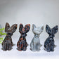 3.9" Crystal Cat Carving Crystal Healing Bulk Wholesale