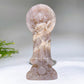 3.1"-5.9" Silver Obsidian Moonstone Hecate Carving Crystal Healing Bulk Wholesale