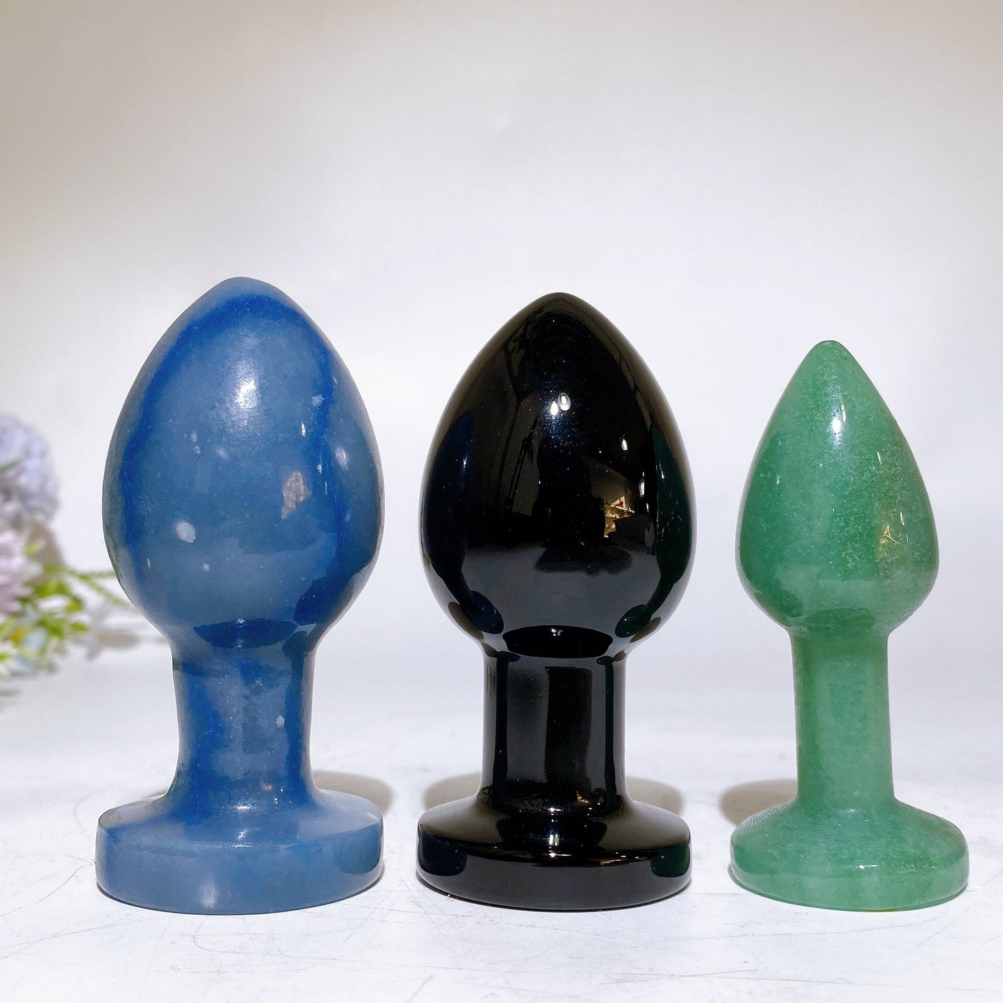 7-8cm Crystal Yoni Egg Carving Crystal Healing Bulk Wholesale