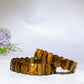 Faceted Yellow Tiger's Eye Bangle Crystal Healing Bulk Wholesale