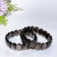 Faceted Silver Obsidian Bangle Crystal Healing Bulk Wholesale