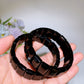 12mm 15mm Black Obsidian Bangle Crystal Healing Bulk Wholesale